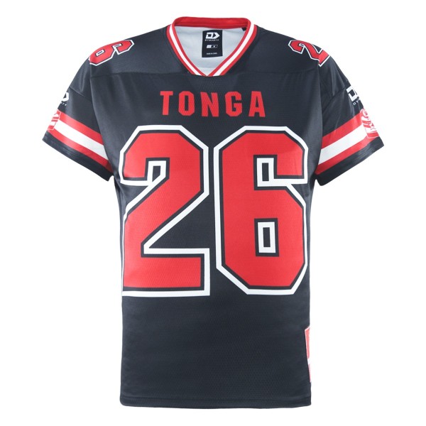 Tonga Dynasty Rugby League World Cup 2026 Gridiron Oversized Tee PRE ORDER