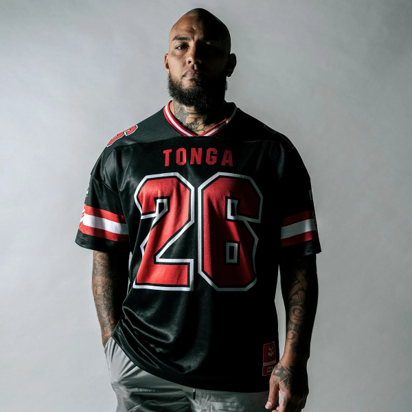 Tonga Dynasty Rugby League World Cup 2026 Gridiron Oversized Tee PRE ORDER