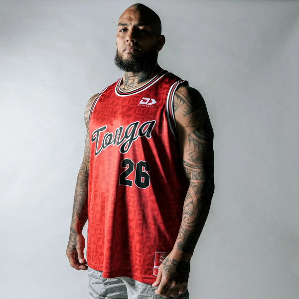Tonga Dynasty Rugby League World Cup 2026 Basketball Singlet PRE ORDER