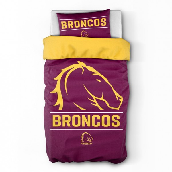 Broncos Single Duvet Set