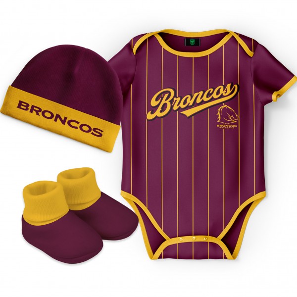 Broncos 3PC Infant Gift Set