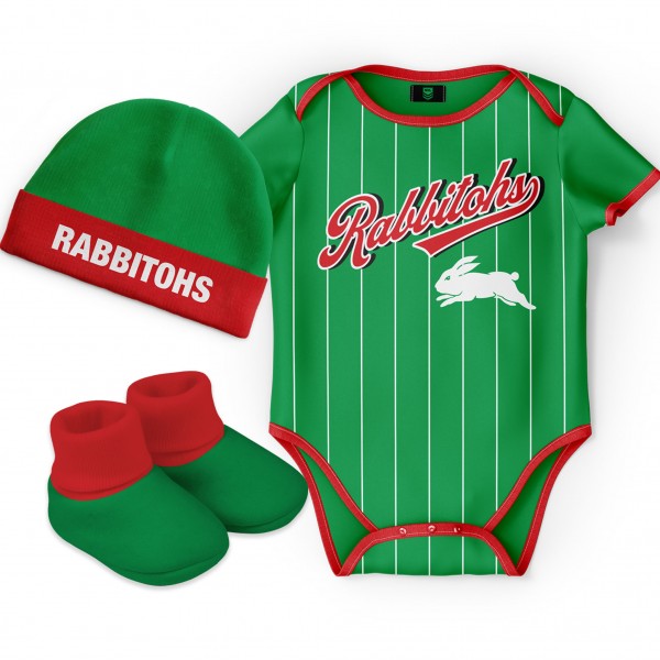 Rabbitohs 3PC Infant Gift Set