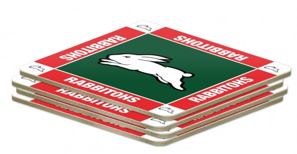 Rabbitohs 4pack Coasters