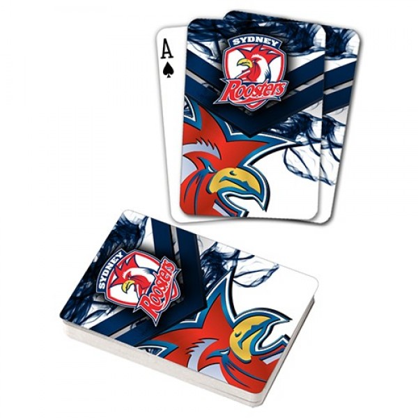 Roosters Playing Cards