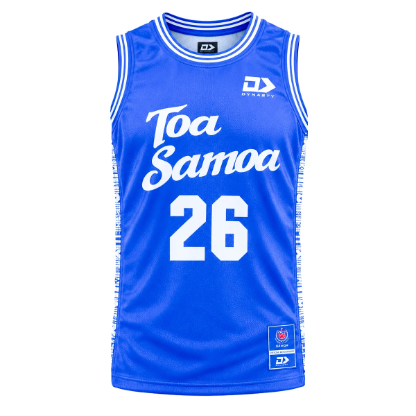 Samoa Dynasty Rugby League World Cup 2026 Basketball Singlet PRE ORDER