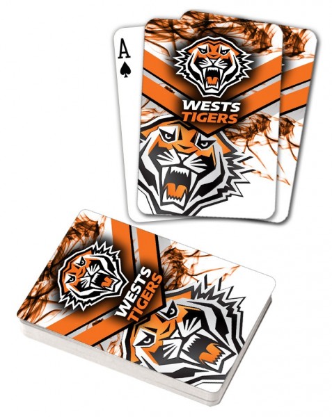 Tigers Playing Cards