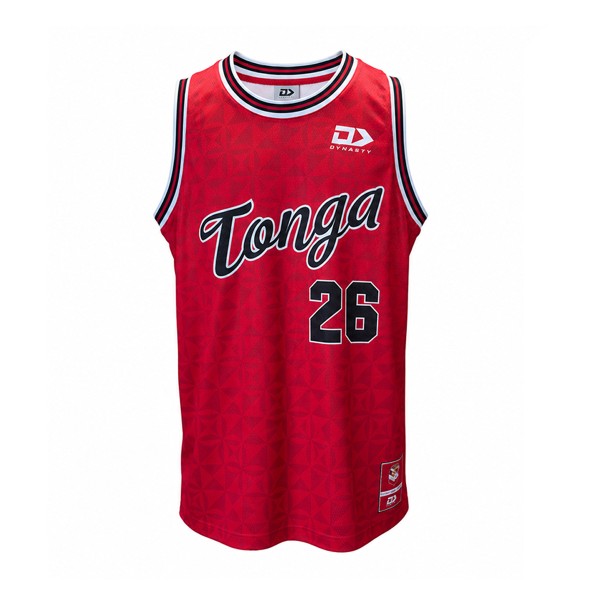 Tonga Dynasty Rugby League World Cup 2026 Basketball Singlet PRE ORDER