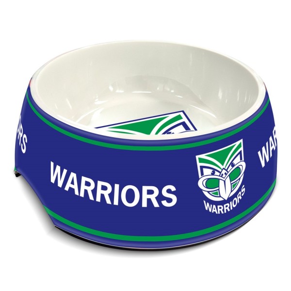 Warriors Melamine Dog Bowl
