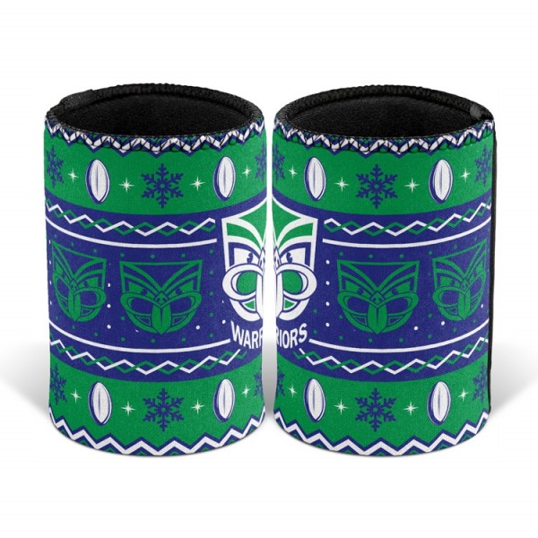 Warriors Christmas Stubby Holder