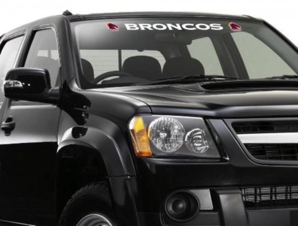 Broncos Car Windscreen Decal