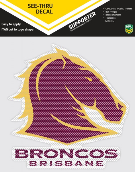 Broncos See Thru Decal