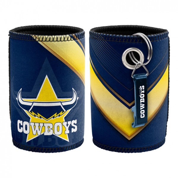 Cowboys Stubby Holder with Bottle Opener