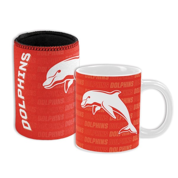 Dolphins Mug and Stubby Gift Pack