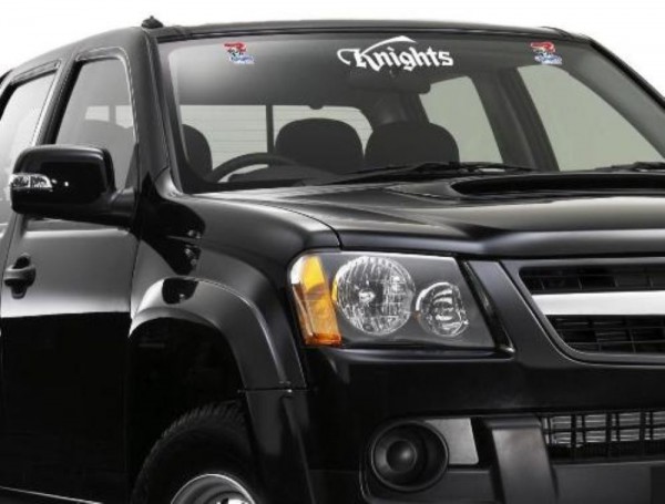 Knights Car Windscreen Decal