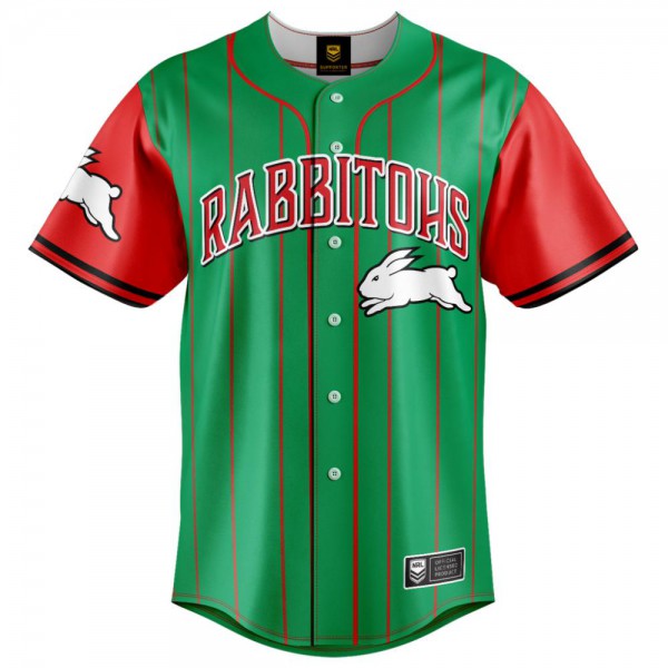 Rabbitohs Adult Slugger Baseball Shirt