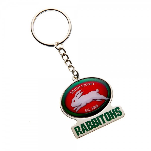 Rabbitohs Logo Keyring
