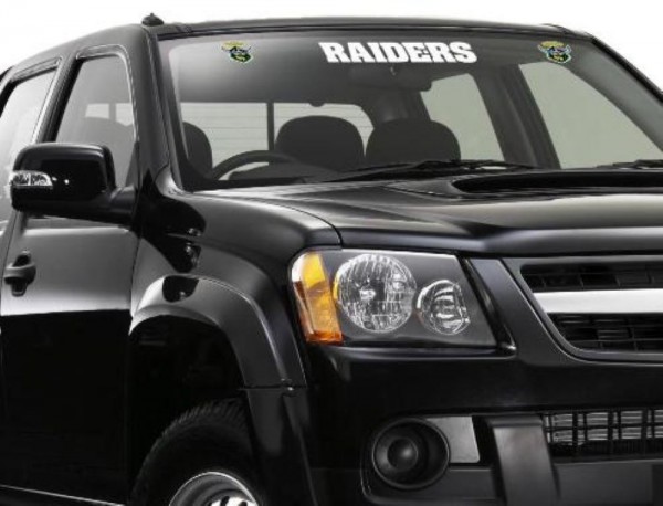 Raiders Car Windscreen Decal