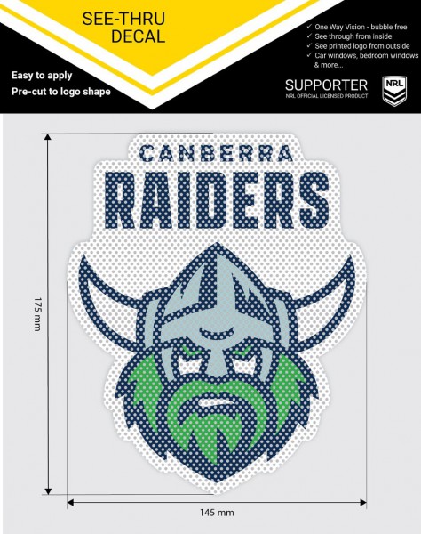Raiders See Thru Decal