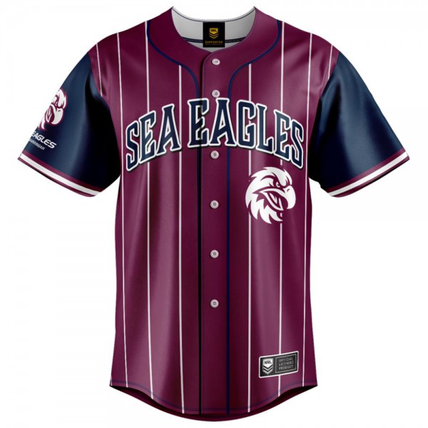 Sea Eagles Adult Slugger Baseball Shirt