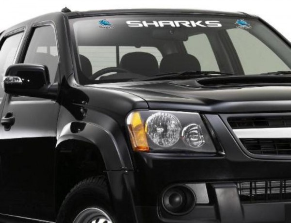 Sharks Car Windscreen Decal