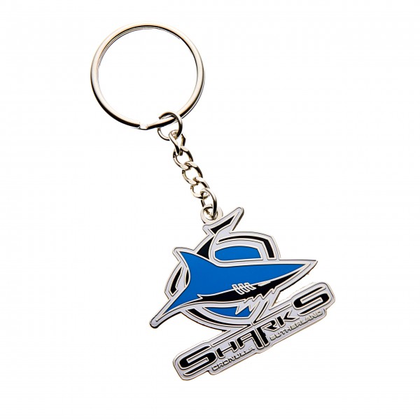 Sharks Logo Keyring